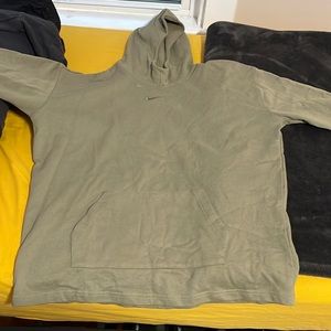 Nike green oversize hoodie